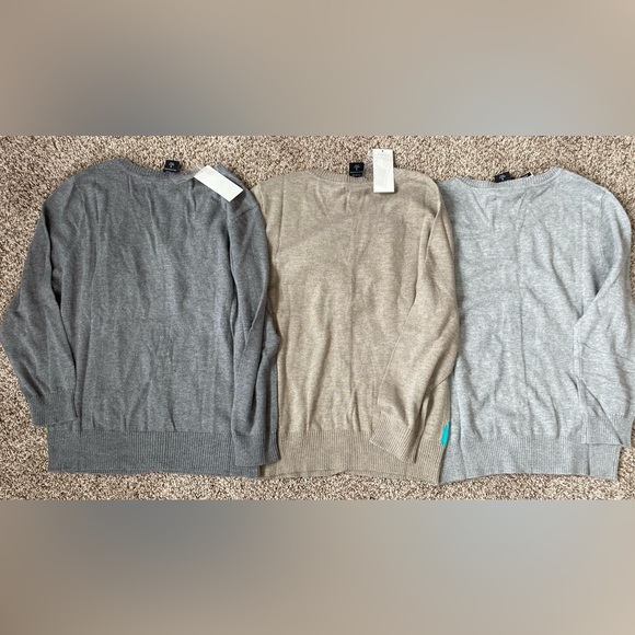 {SOLD!!}•NWT•{3} New York & Company Argyle Cardigan Bundle - Picture 10 of 13